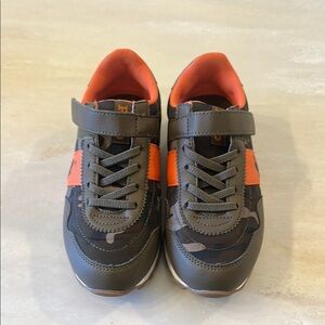 Kids' Orange and Brown Sneakers